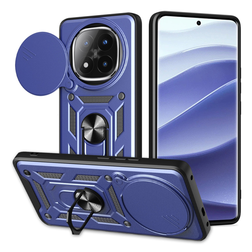 Techsuit CamShield Series pro Xiaomi Redmi Note 14 Pro+ 5G modrá