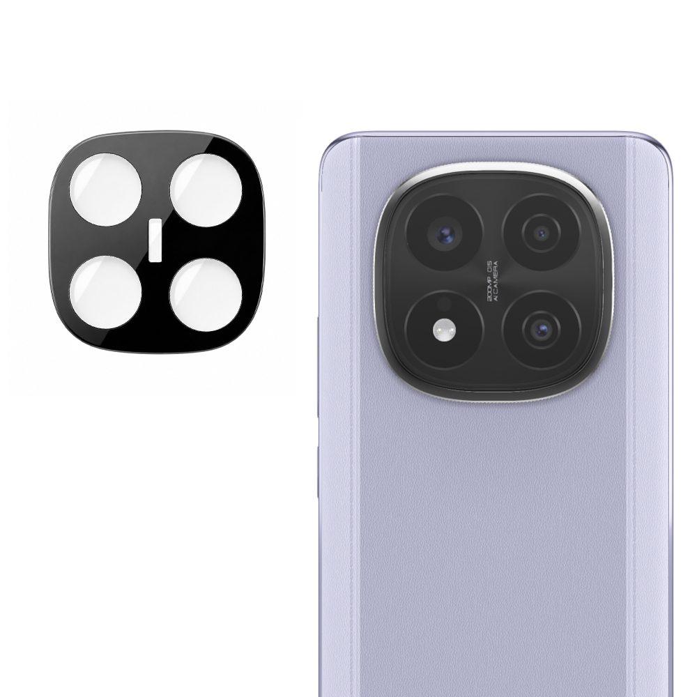 Techsuit - Sklo na fotoaparát - Xiaomi Redmi Note 14 Pro+ 5G - Černá