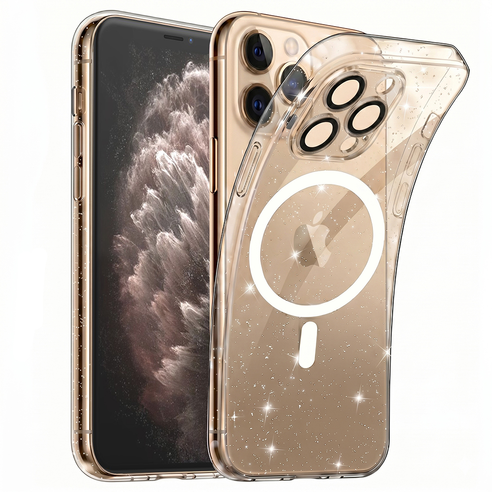 Techsuit SparkleSkin MagSafe Series iPhone 11 Pro průhledný