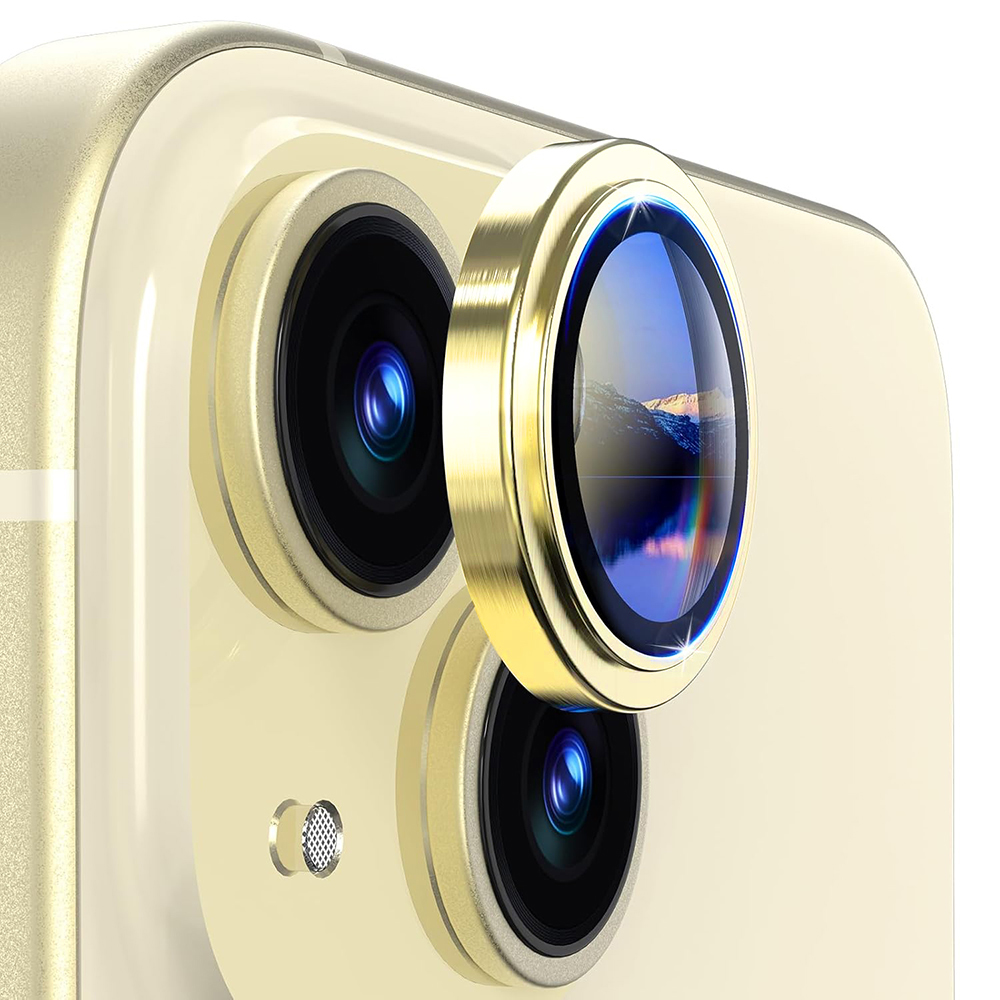 Ochranné sklo na fotoaparát Lito S+ iPhone 14 iPhone 14 Plus žlutá