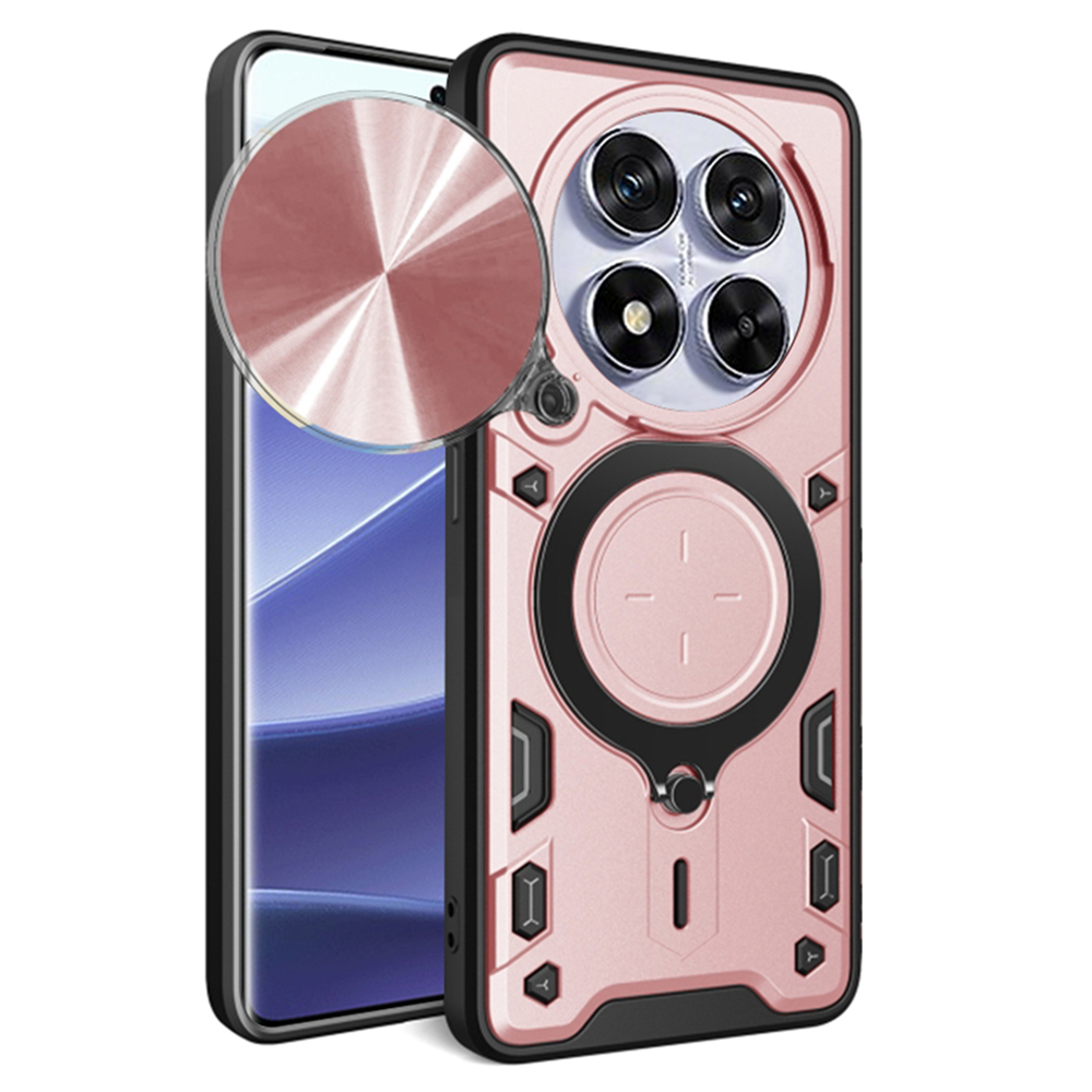 Techsuit CamGuard Pro pro Xiaomi Redmi Note 14 Pro 5G Poco X7 růžově zlatá