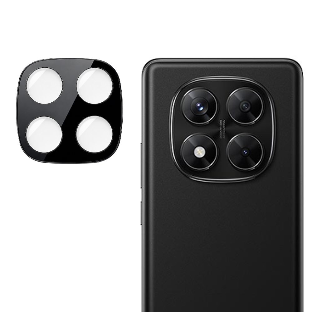 Techsuit - Sklo na fotoaparát - Xiaomi Redmi Note 14 Pro 5G / Poco X7 - černá