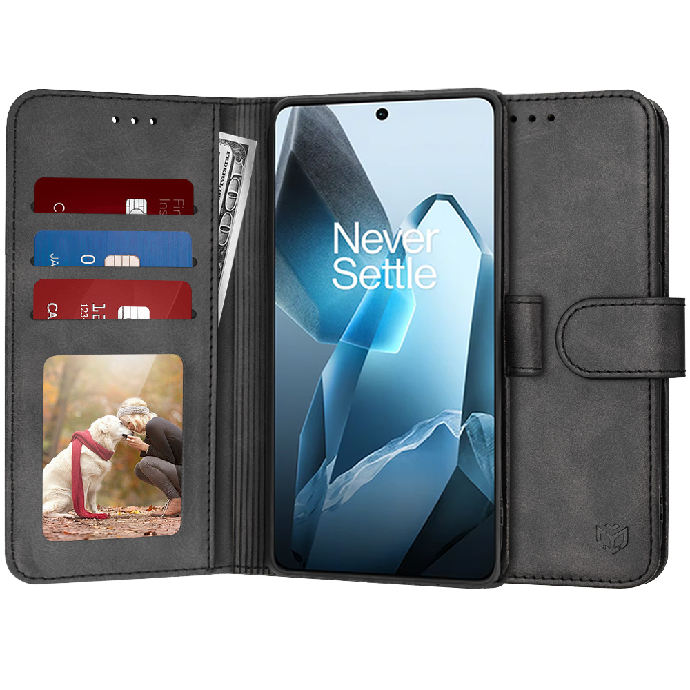 Techsuit Diary Book OnePlus 13 černá