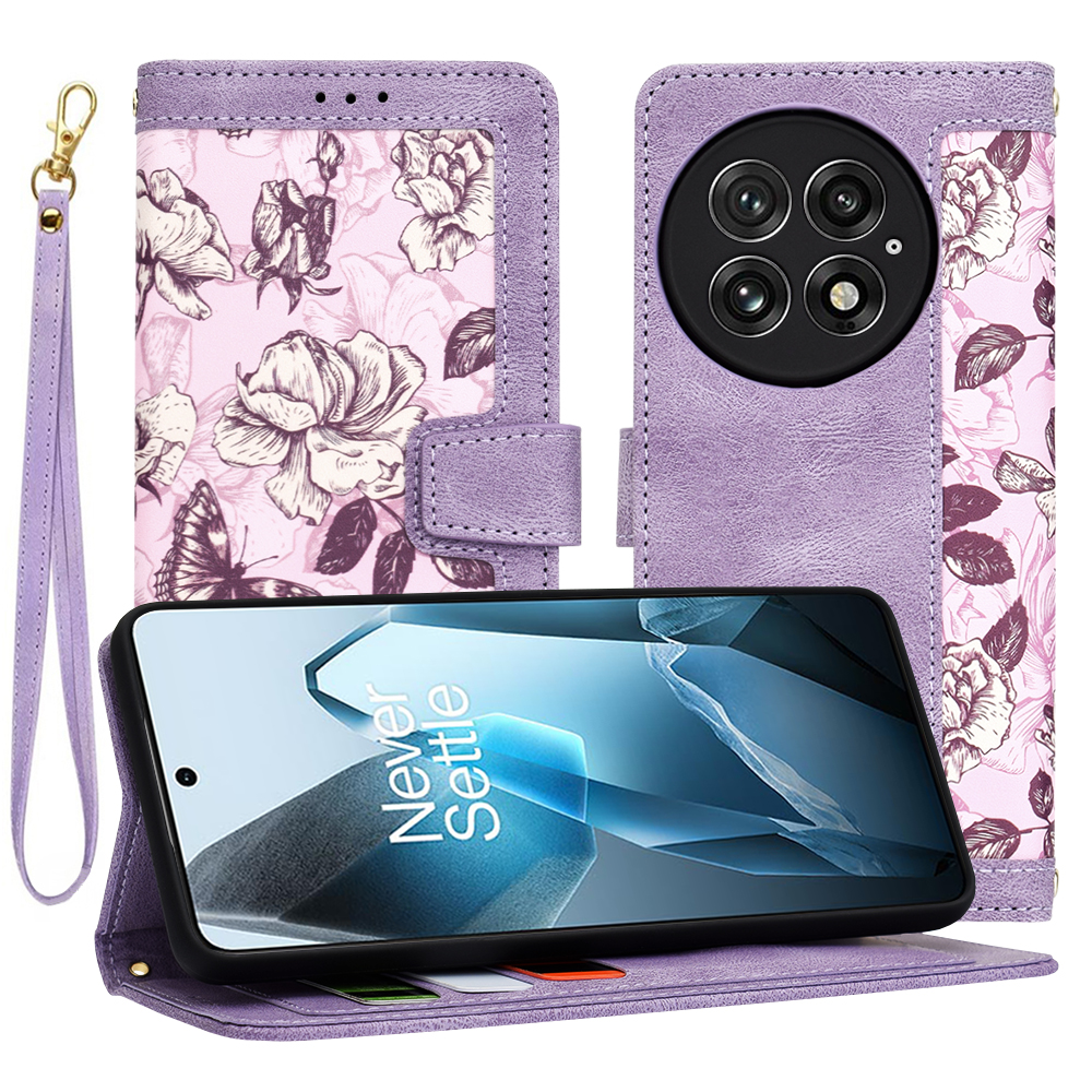 Pouzdro Techsuit FlipCraft OnePlus 13 Tajemná fialová
