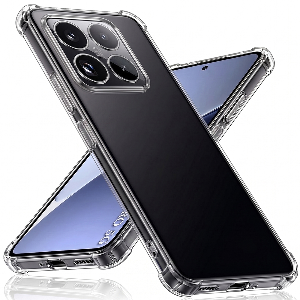 Techsuit Shockproof průhledný silikonový obal Xiaomi 15 Pro průhledný