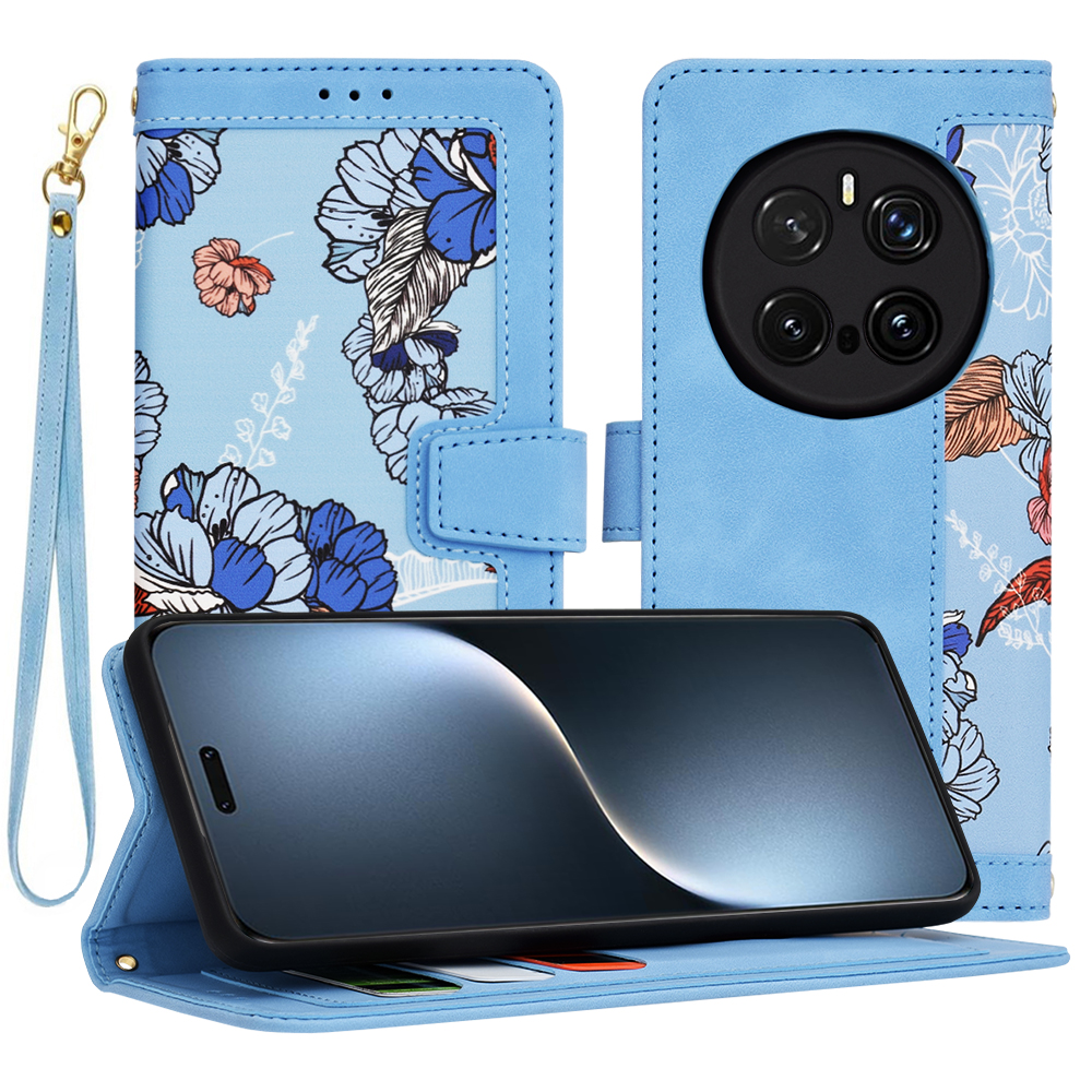 Techsuit FlipCraft Honor Magic7 Pro v živé modré