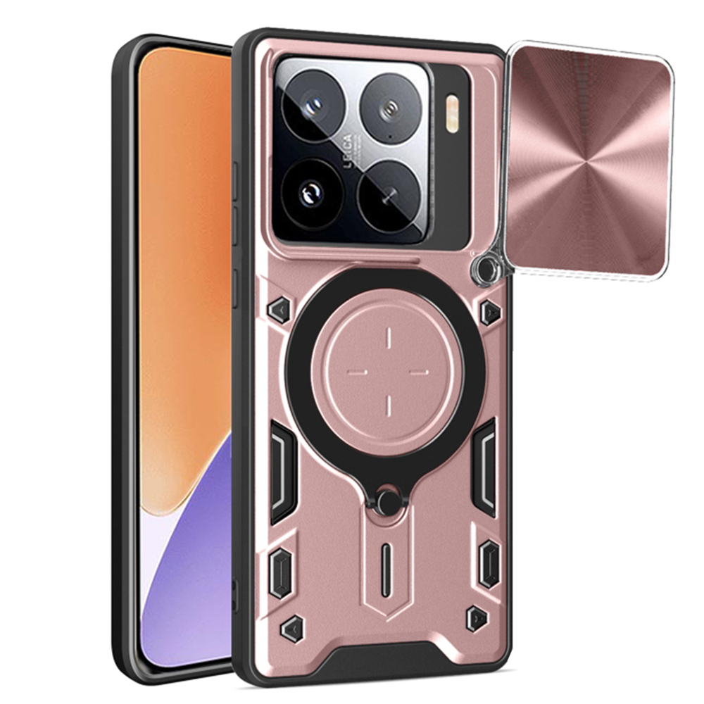 Ochranný kryt Techsuit CamGuard Pro Xiaomi 15 růžově zlatý