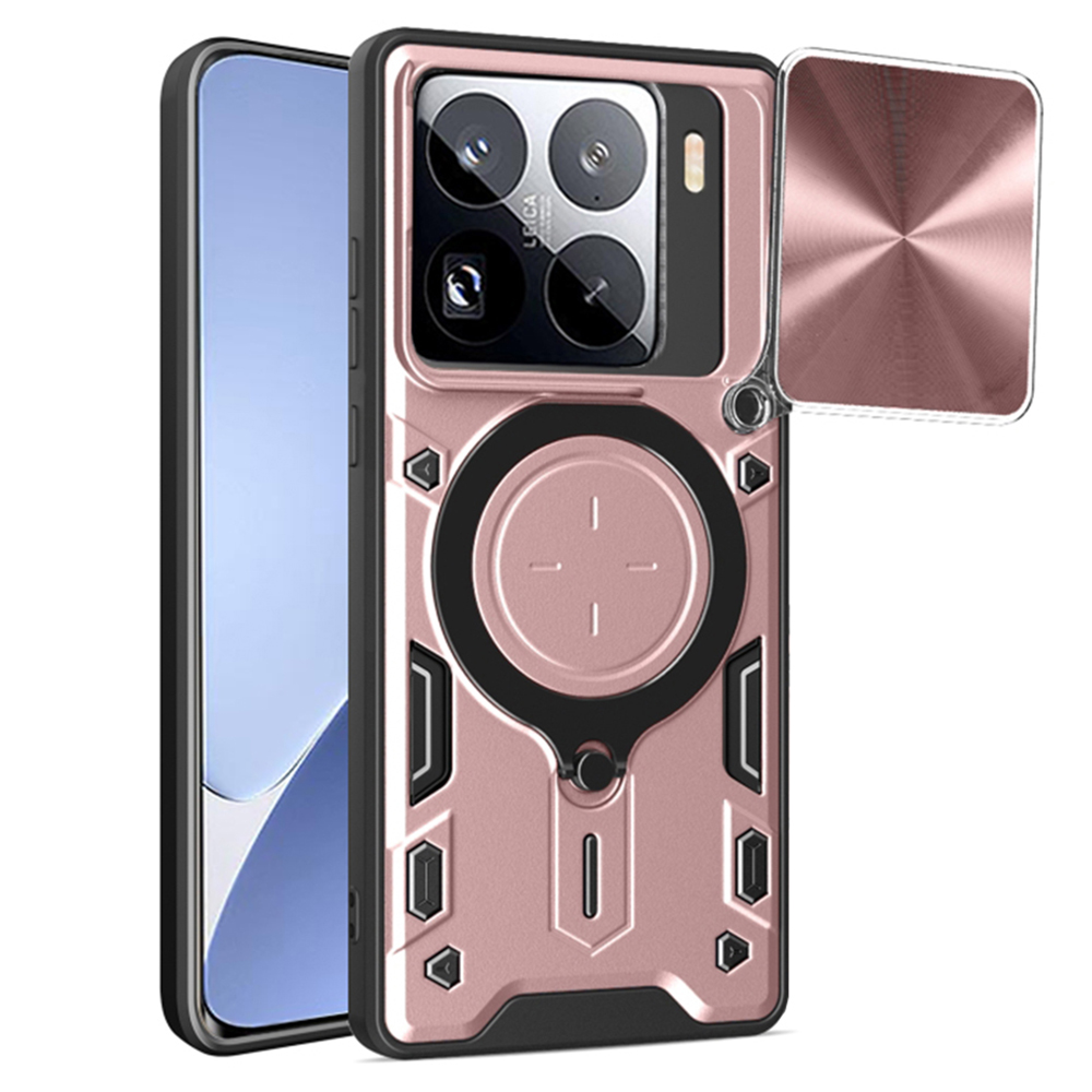 Ochranný kryt Techsuit CamGuard Pro pro Xiaomi 15 Pro růžově zlatý