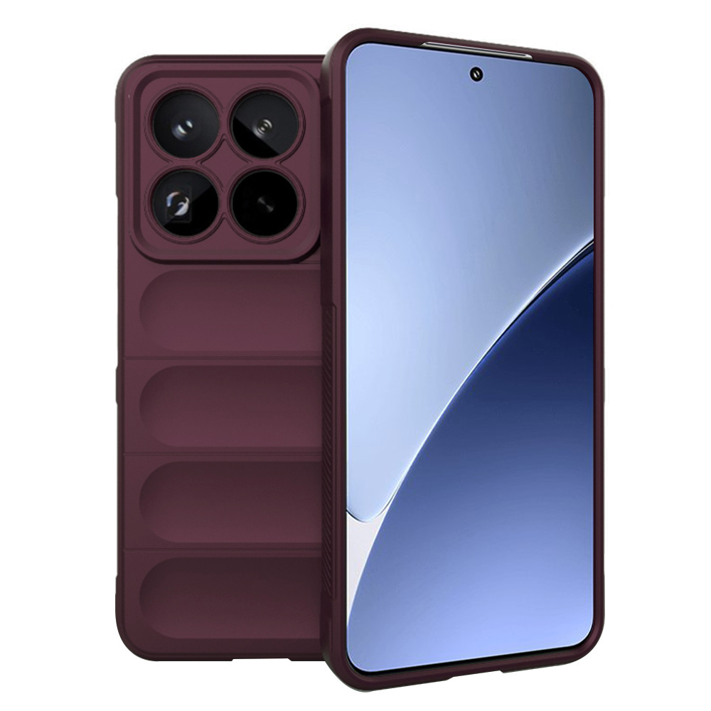 Ochranný kryt Techsuit Magic Shield pro Xiaomi 15 Pro v barvě bordó