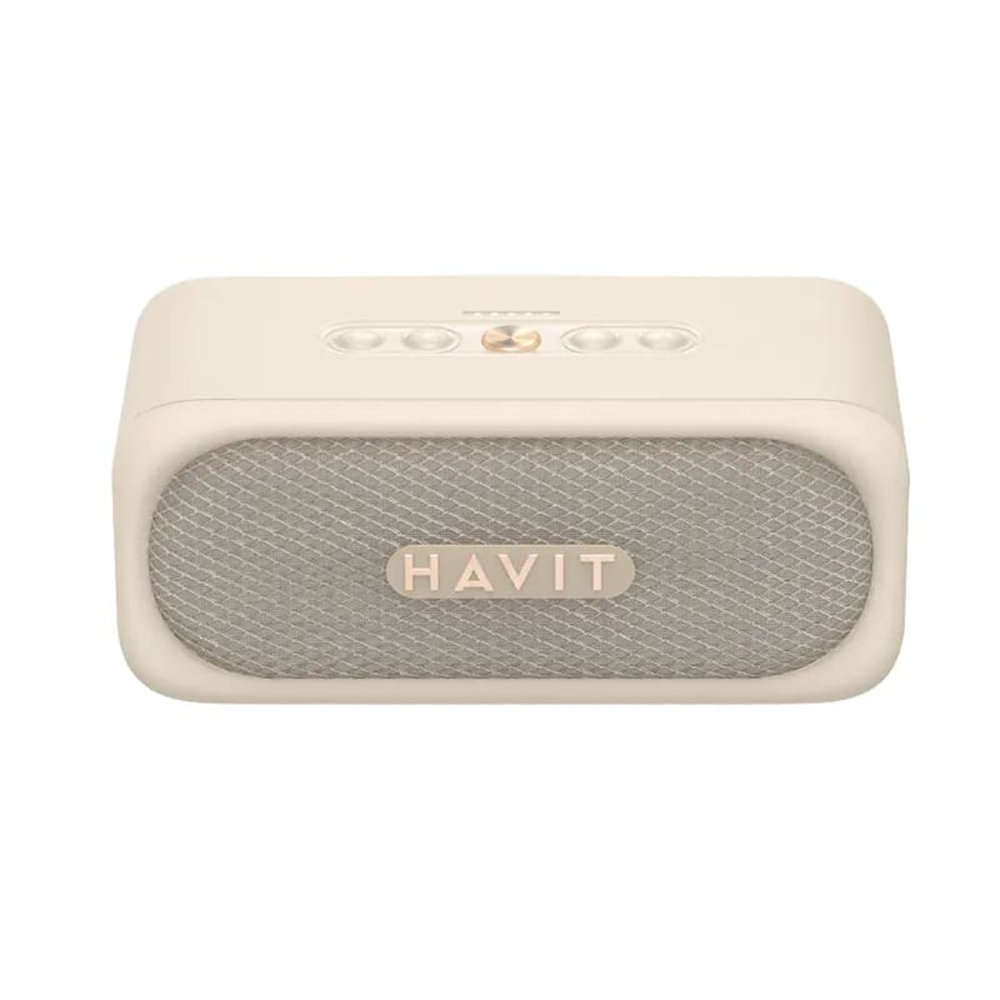 Havit bezdrátový reproduktor SK905BT Type-C Bluetooth 5.3 béžový