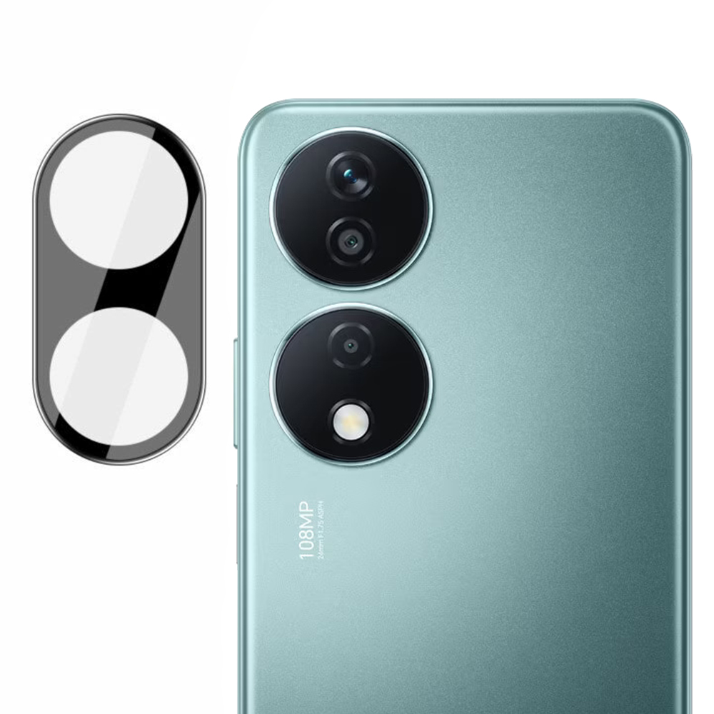 Techsuit - Kompletní sklo fotoaparátu - Honor X7b / X7b 5G / 90 SMART - černá