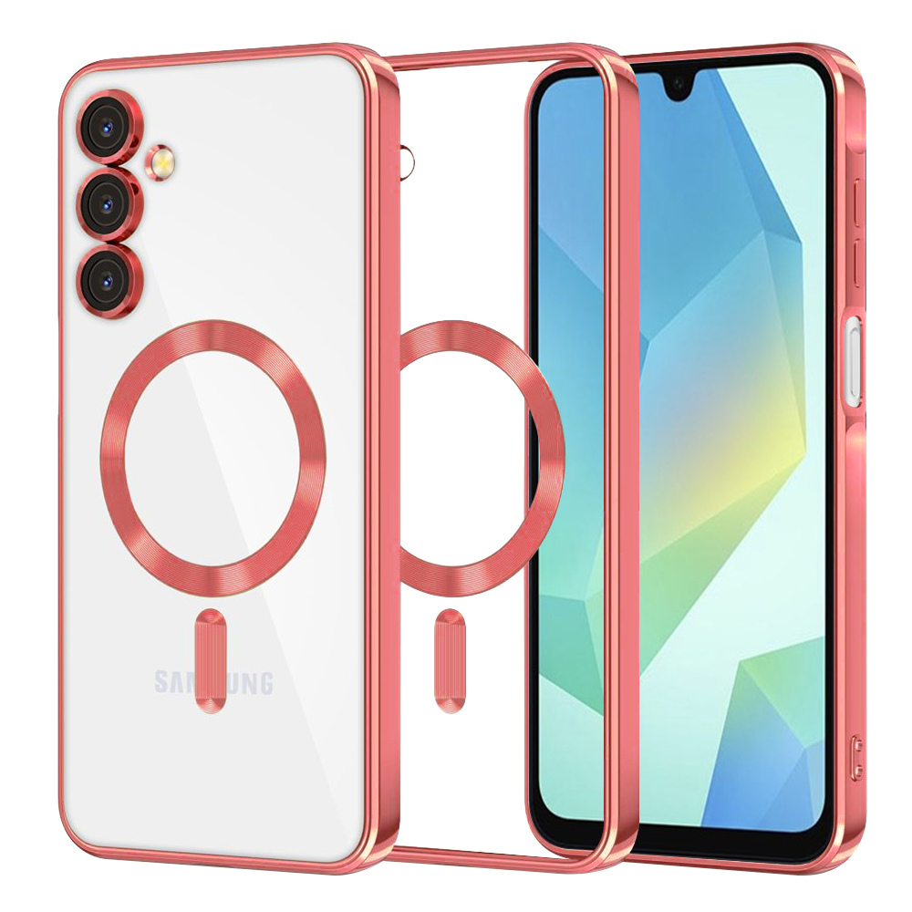 Techsuit Luxury Crystal MagSafe pro Samsung Galaxy A16 4G / A16 5G červená