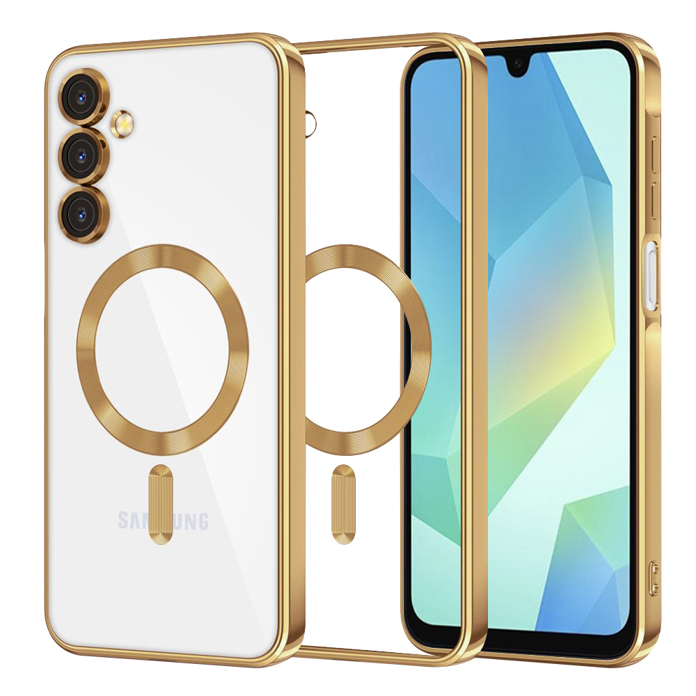 Techsuit Luxury Crystal MagSafe pro Samsung Galaxy A16 4G / A16 5G zlatý
