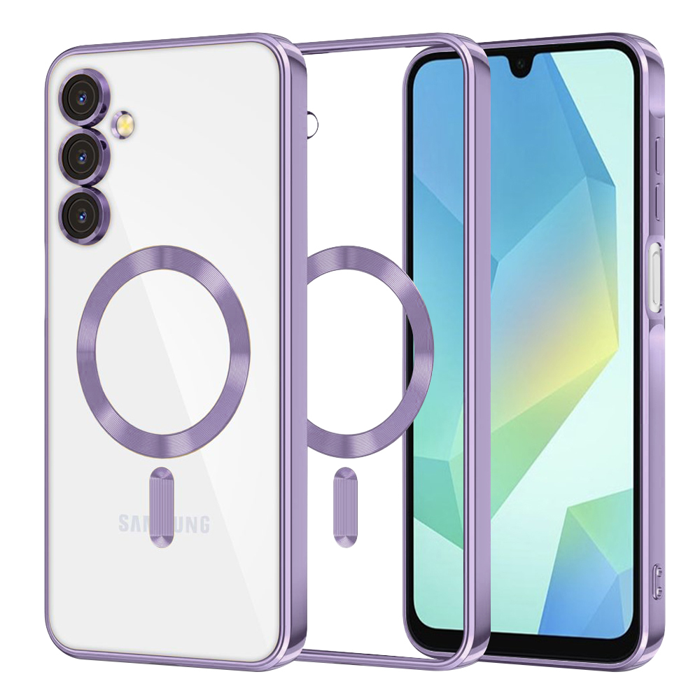 Techsuit Luxury Crystal MagSafe pro Samsung Galaxy A16 4G / A16 5G světle fialová