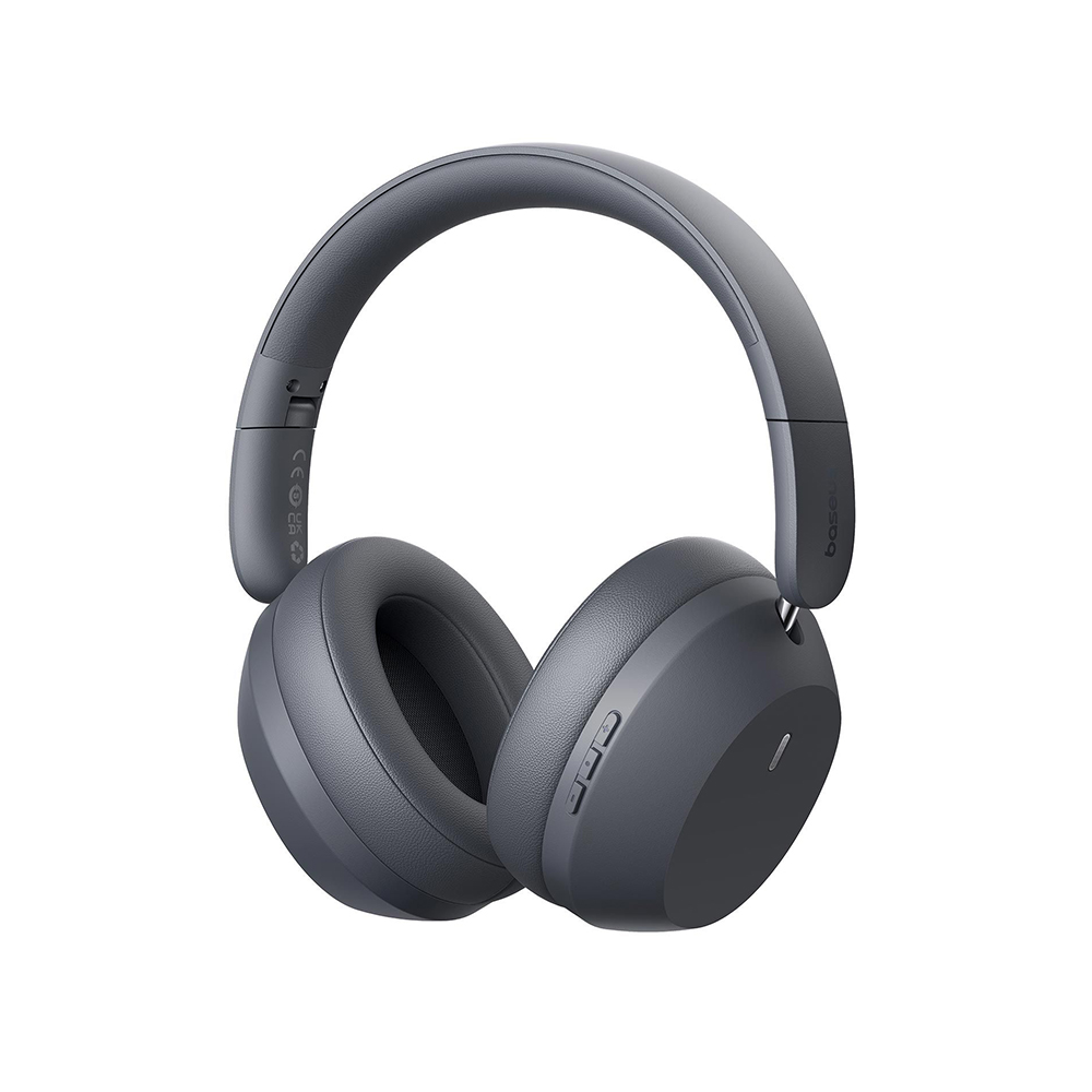 Baseus Wireless Headphones Bass 35 Max náhlavní bezdrátová sluchátka šedá