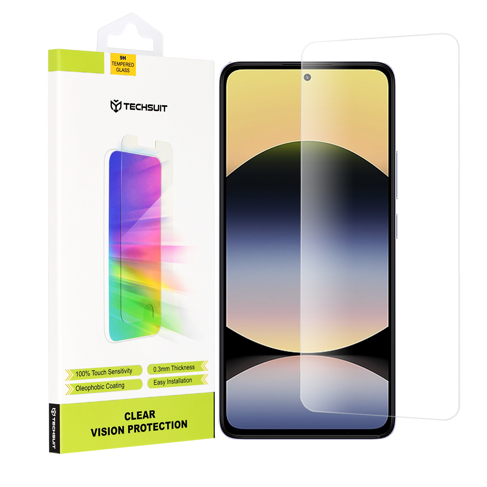 Techsuit Clear Vision Glass pro Xiaomi Redmi Note 14 4G/5G průhledný