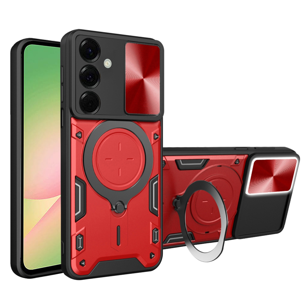 Techsuit CamGuard Pro pro Samsung Galaxy A56 5G červený