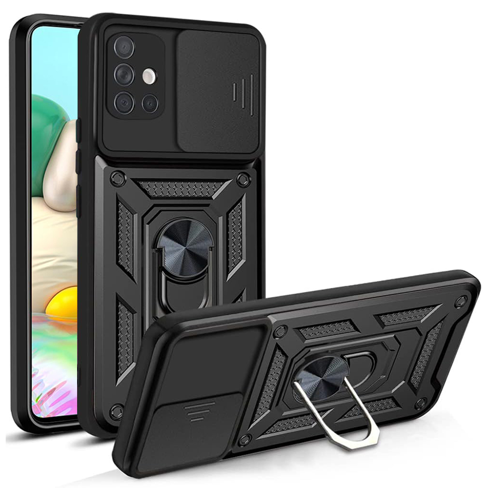 Techsuit CamShield Series pouzdro pro Samsung Galaxy A71 4G černé