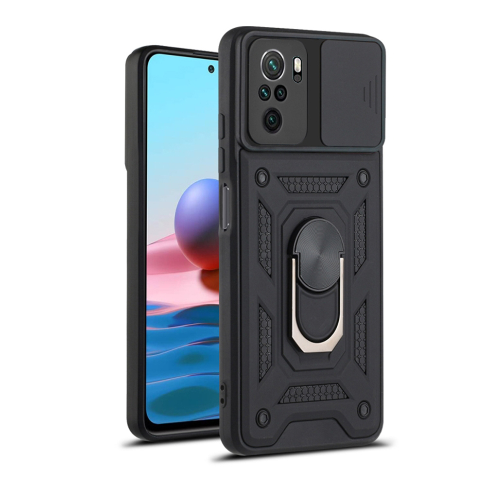 Techsuit CamShield Series pro Xiaomi Redmi Note 10 4G Note 10S Poco M5s černá