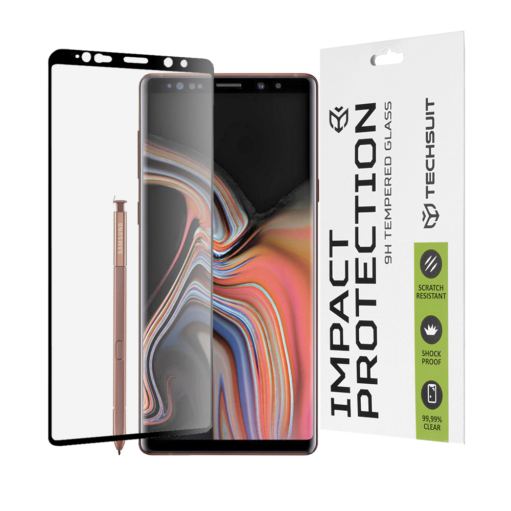 Ochranné sklo Techsuit 111D pro Samsung Galaxy Note 9 černé