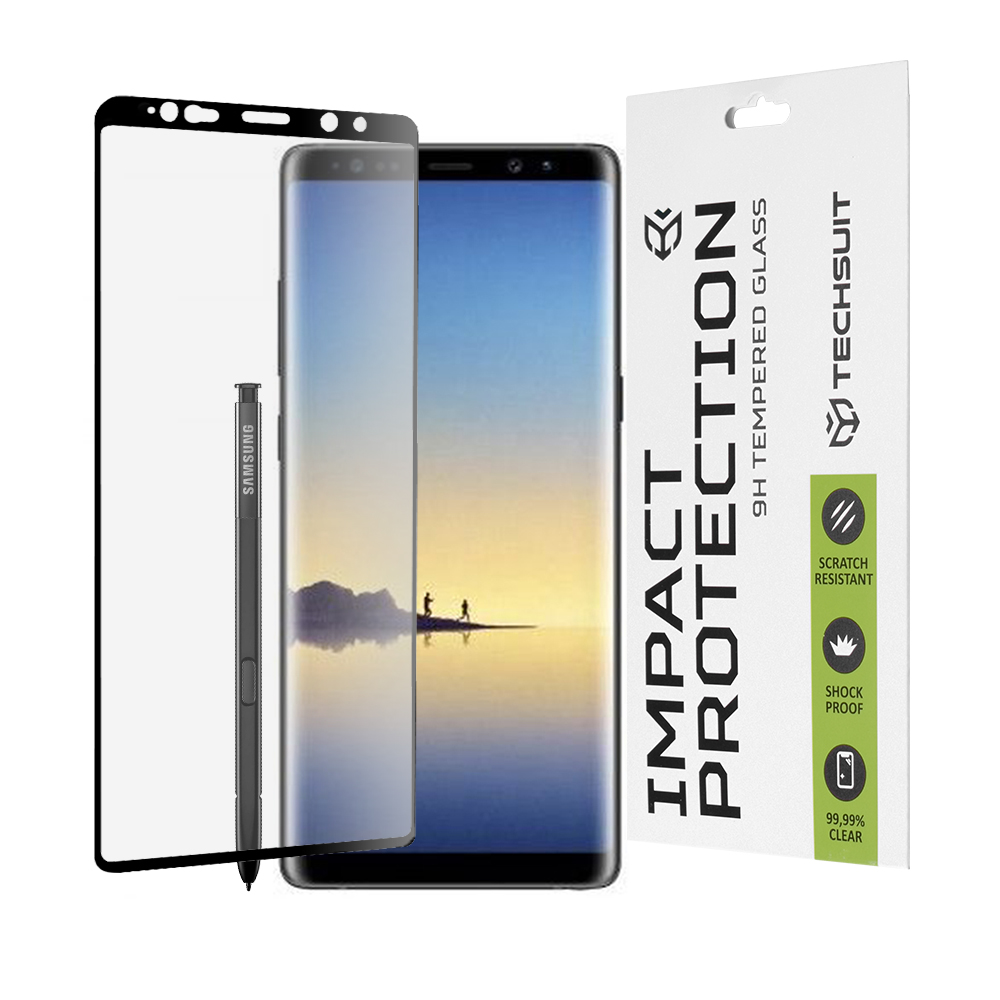 Ochranné sklo Techsuit 111D pro Samsung Galaxy Note 8 černé