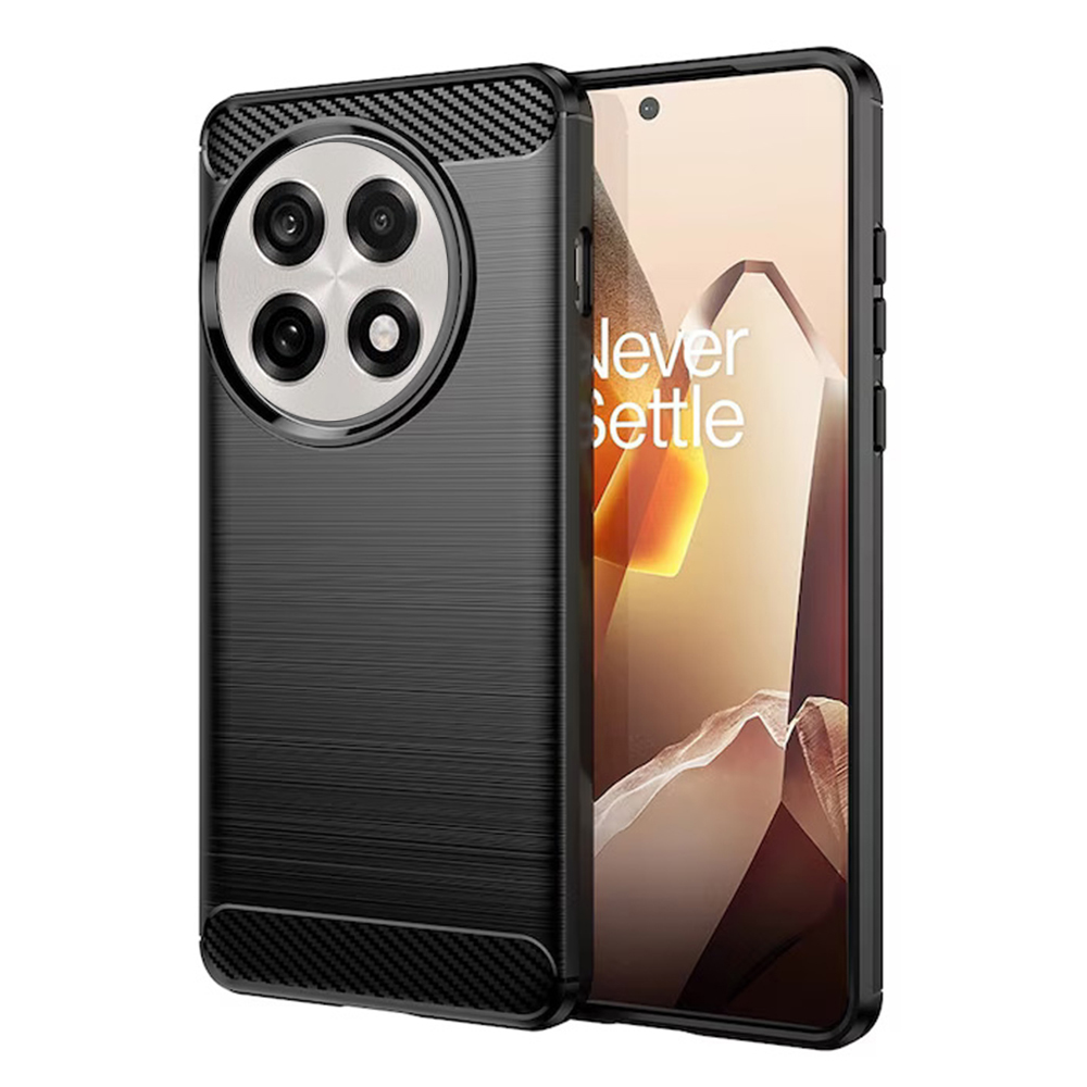 Techsuit Carbon Silicone pro OnePlus 13R černá