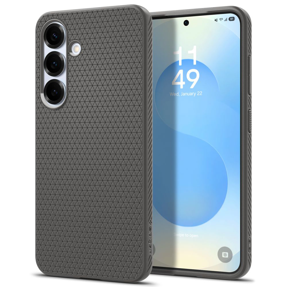 Spigen Liquid Air Samsung Galaxy S25 Plus mramorově šedá