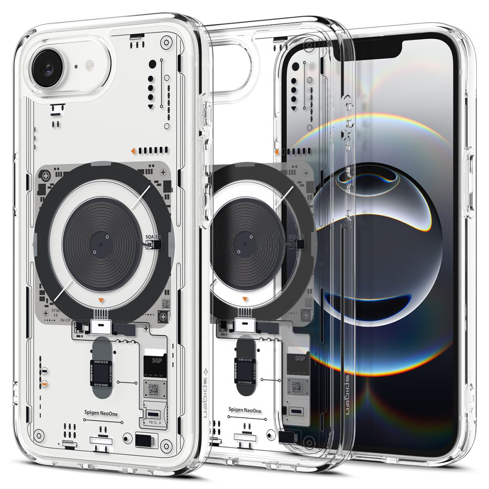 Spigen Ultra Hybrid MagSafe pro iPhone 16e Neo One v nebeské modré