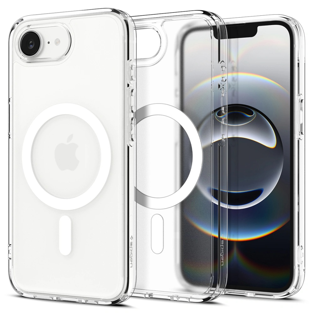 Spigen Ultra Hybrid MagSafe pro iPhone 16e v mrazivě bílé
