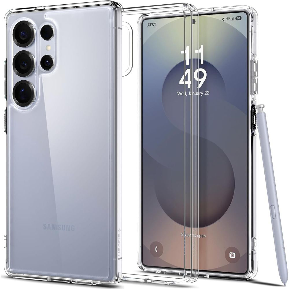 Spigen Ultra Hybrid Samsung Galaxy S25 Ultra Křišťálově čirý