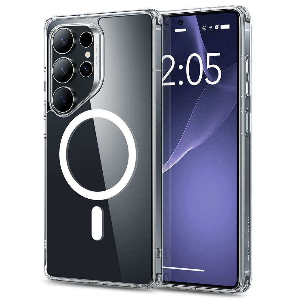 ESR Classic Hybrid HaloLock pro Samsung Galaxy S25 Ultra průhledný