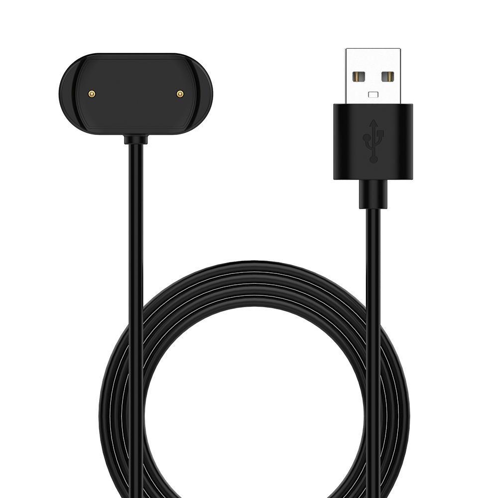 Techsuit kabel pro bezdrátové nabíjení hodinek Amazfit černý