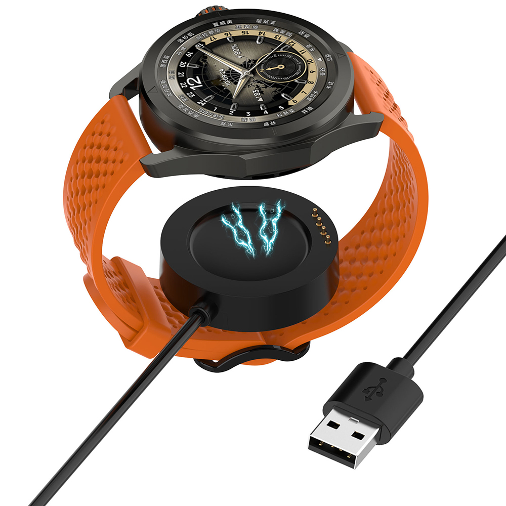 Techsuit SmartWatch bezdrátový nabíjecí kabel pro Xiaomi Watch S4 Sport USB černý