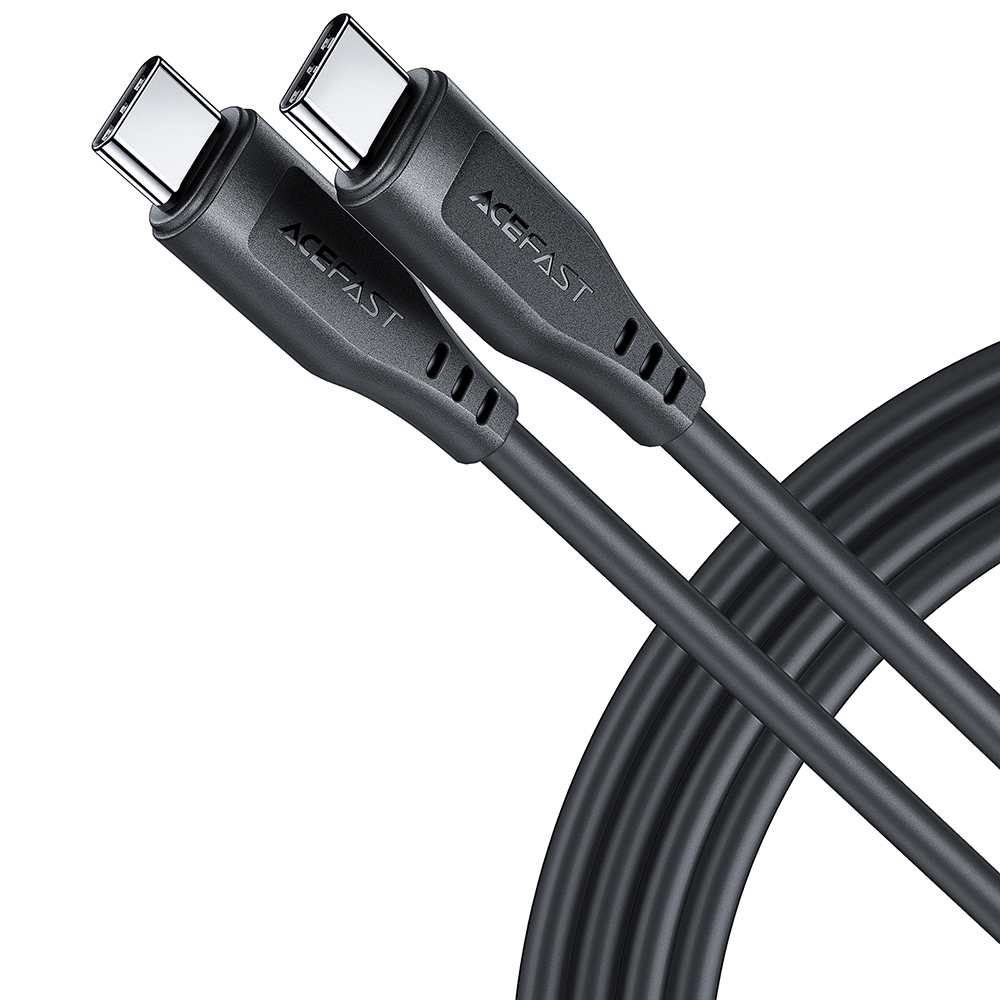 Acefast Data Cable C3-03 Type-C na Type-C 60W 3A 480Mb/s Rychlé nabíjení 1.2m černá