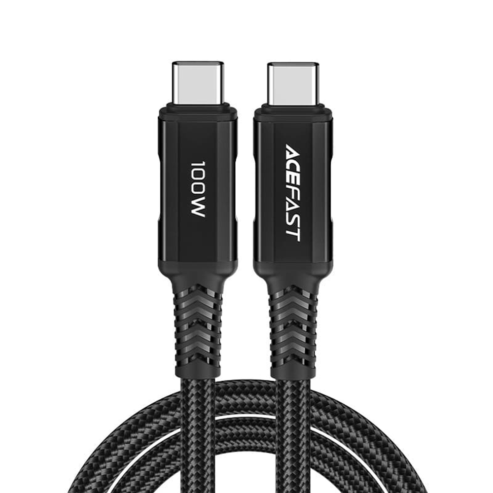 Acefast Data Cable C4-03 Type-C na Type-C 100W 5A 480Mb/s Rychlé nabíjení 2m černá