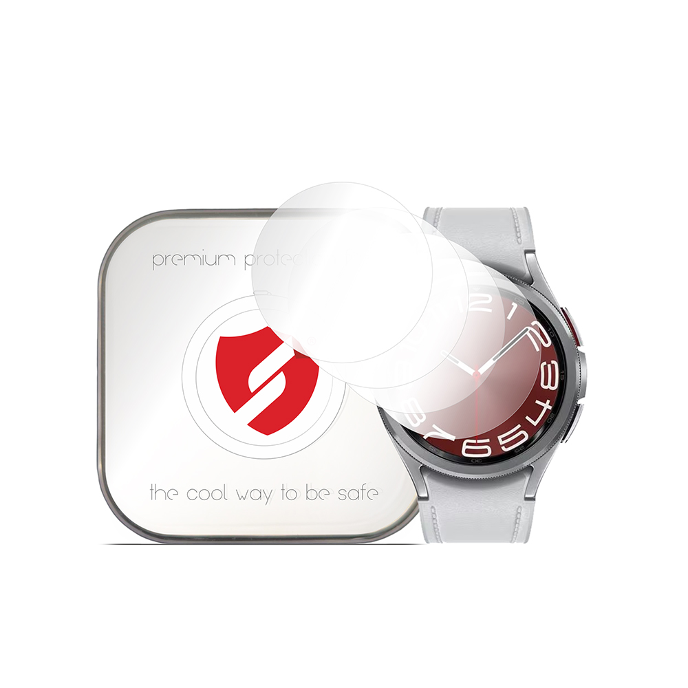 Ochrana displeje Premium Classic 4ks Samsung Galaxy Watch6 Classic 43mm čirá