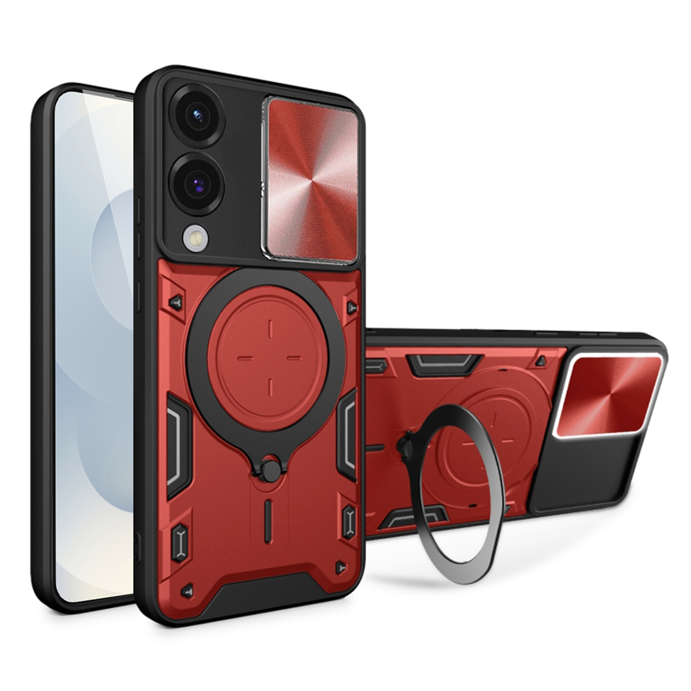 Pouzdro Techsuit CamGuard Pro pro Samsung Galaxy S25 Edge červené