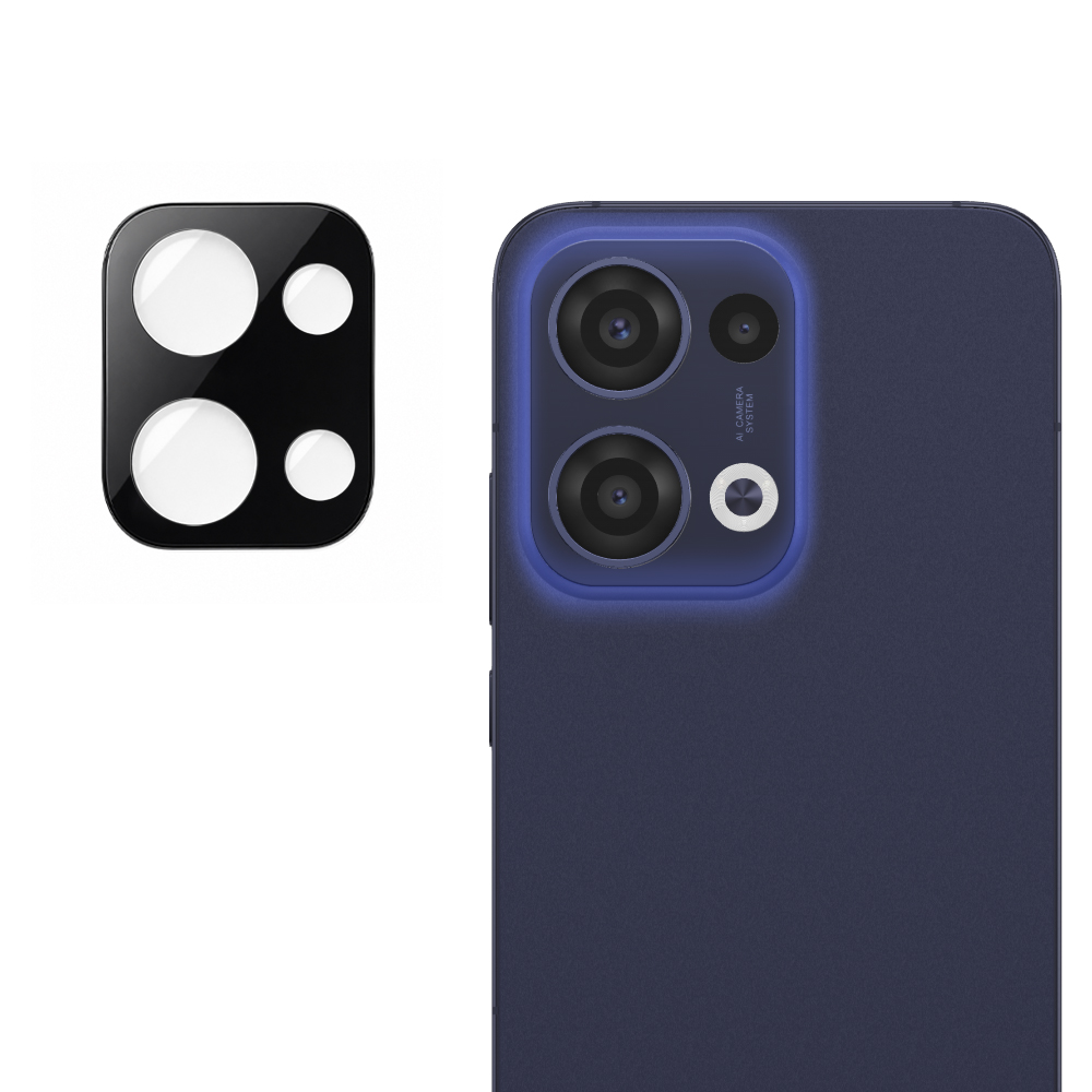 Techsuit - Sklo na fotoaparát - Oppo Reno13 - Černá