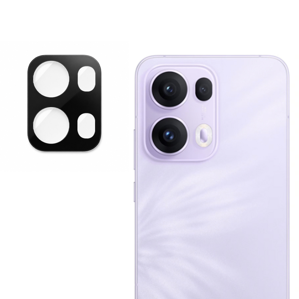 Techsuit - Sklo na fotoaparát - Oppo Reno13 Pro - Černá