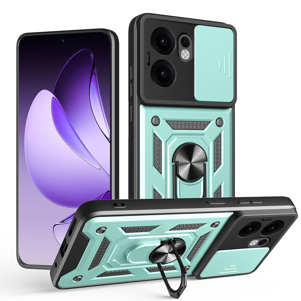 Techsuit CamShield Series pro Oppo Reno13 F 4G Reno13 F 5G Reno13 FS 5G zelený