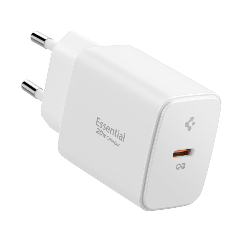 Nabíječka do zdi Spigen Essential EE201EU Type-C bílá
