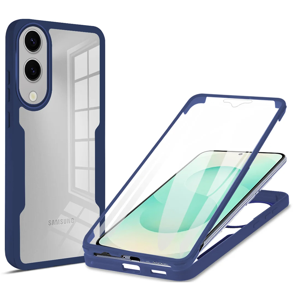 Techsuit ColorVerse 360 Series + Ochranná fólie Samsung Galaxy S25 Edge Modrá