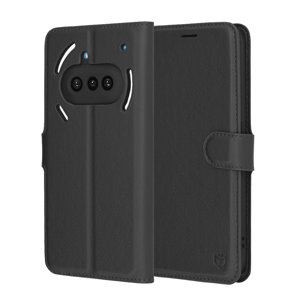Kožené pouzdro Techsuit Nothing Phone (3a) černé