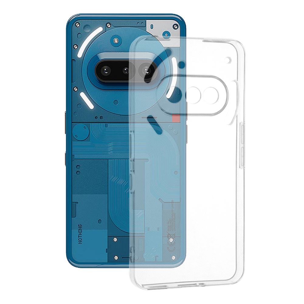 Techsuit silikonový obal pro Nothing Phone (3a) průhledný