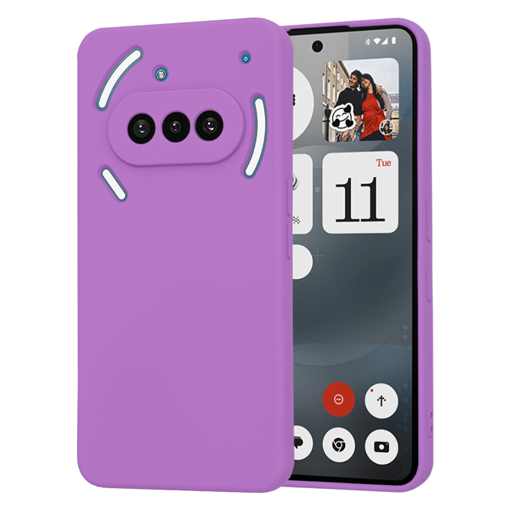 Techsuit SoftFlex pouzdro pro Nothing Phone 3a fialové