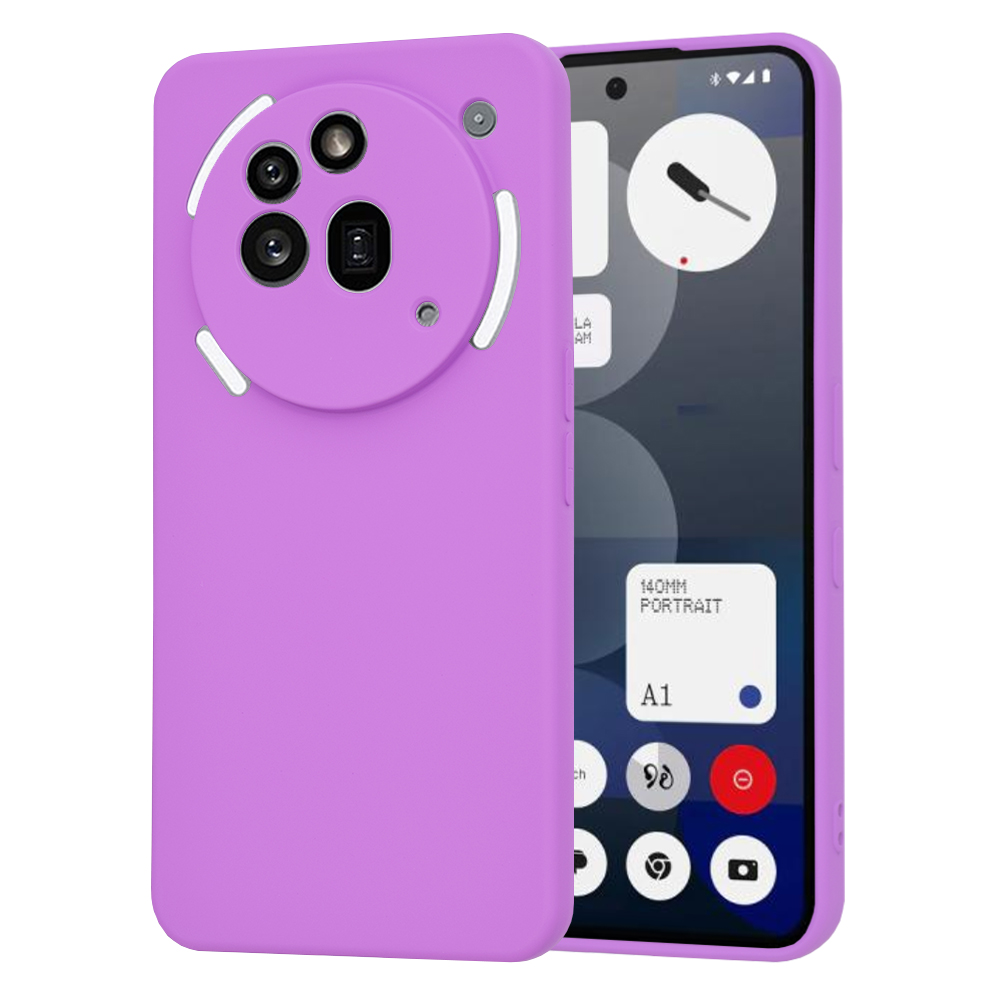 Techsuit SoftFlex Nothing Phone (3a) Pro fialový