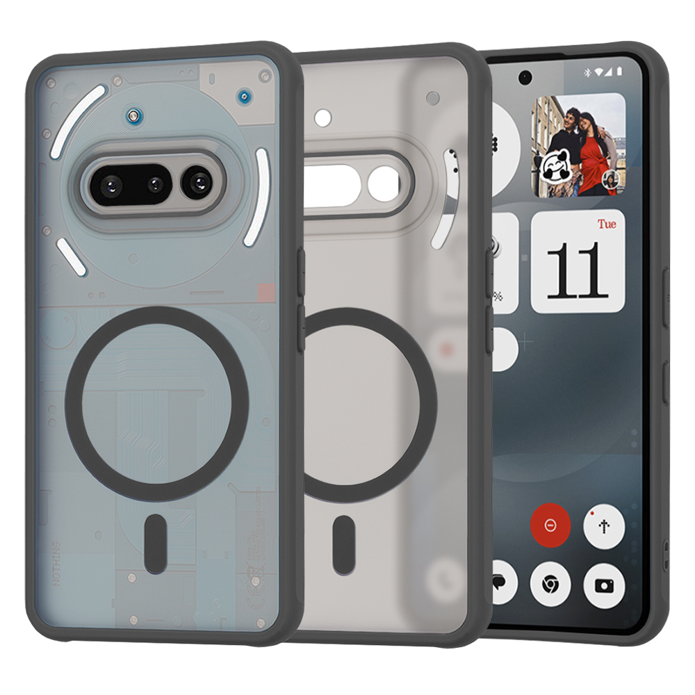 Techsuit HaloFrost MagSafe Series pro Nothing Phone (3a) Kouřově černá