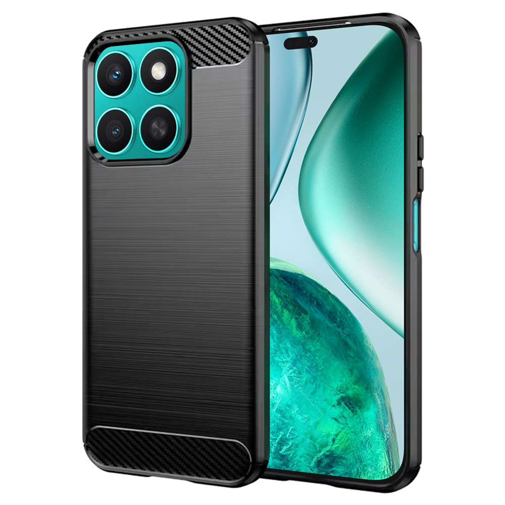 Silikonové pouzdro Techsuit Carbon pro Honor X8c černé