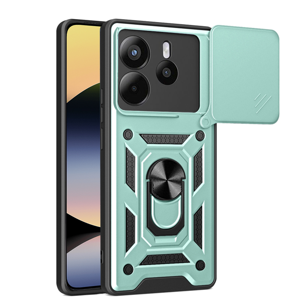 Techsuit CamShield Series Xiaomi Redmi Note 14 4G (Standard) Zelená