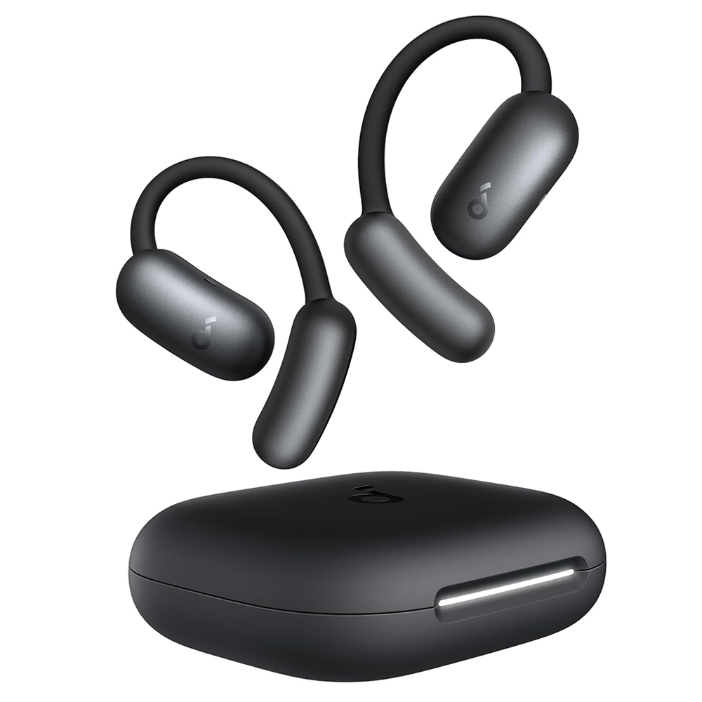 Anker bezdrátová sluchátka SoundCore AeroFit 2 pro sport s mikrofonem černá